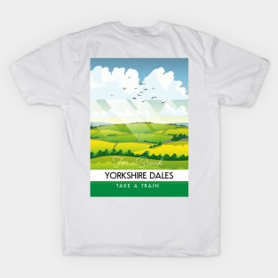 Yorkshire dales travel poster T-Shirt